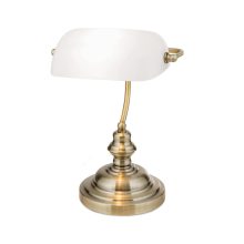 Orion Asztali lámpa OR 4-587-1 Patina-opal BANKERSLAMP 150878