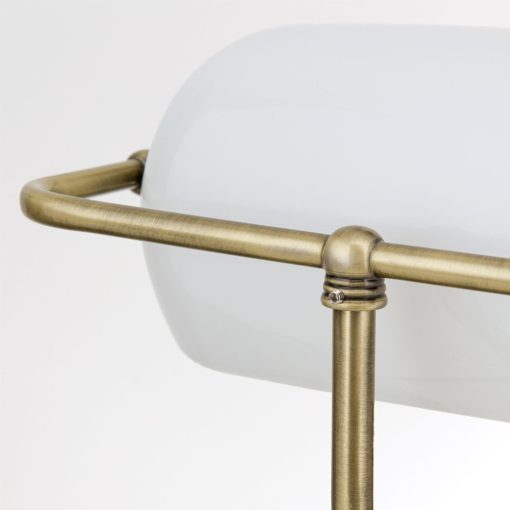 Orion Asztali lámpa OR 4-587-1 Patina-opal BANKERSLAMP 150878