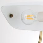 Orion Asztali lámpa OR 4-587-1 Patina-opal BANKERSLAMP 150878