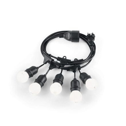 Ideal Lux Kültéri függeszték FIESTA SP5 NERO 159836