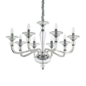 Ideal Lux Csillár DANIELI SP8 TRASPARENTE 159980