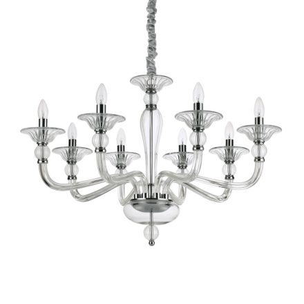 Ideal Lux Csillár DANIELI SP8 TRASPARENTE 159980