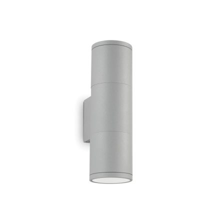 Ideal Lux Kültéri fali lámpa GUN AP2 SMALL GRIGIO 163628