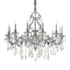Ideal Lux Csillár GIOCONDA SP12 ARGENTO 164953