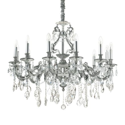 Ideal Lux Csillár GIOCONDA SP12 ARGENTO 164953