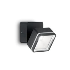   Ideal Lux Kültéri fali lámpa OMEGA AP SQUARE NERO 4000K 165370