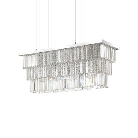 Ideal Lux Csillár MARTINEZ SP6 CROMO 166322
