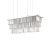 Ideal Lux Csillár MARTINEZ SP6 CROMO 166322