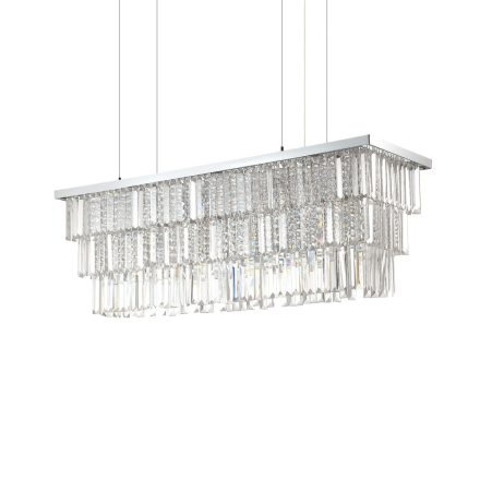 Ideal Lux Csillár MARTINEZ SP8 CROMO 166360