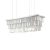 Ideal Lux Csillár MARTINEZ SP8 CROMO 166360