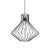 Ideal Lux Függeszték  AMPOLLA-4 SP1 NERO 167497