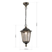 Orion Kültéri függeszték OR 11K-82502 schwarz-gold-rauch PUCHBERG 174133