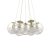 Ideal Lux Csillár MAPA SAT SP7 OTTONE 176000