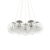 Ideal Lux Csillár MAPA SAT SP7 NICKEL 176062