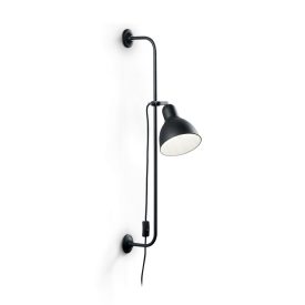 Ideal Lux Fali lámpa SHOWER AP1 NERO 179643