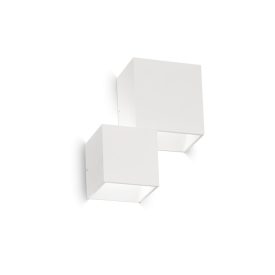   Ideal Lux Kültéri fali lámpa RUBIK AP2 BIANCO 4000K 187358