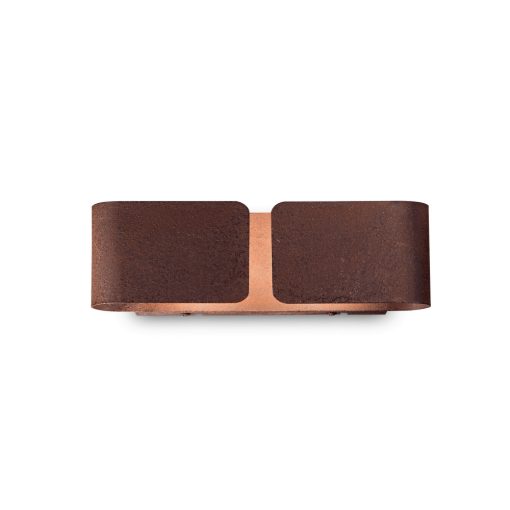 Ideal Lux Fali lámpa CLIP AP2 SMALL CORTEN 187365