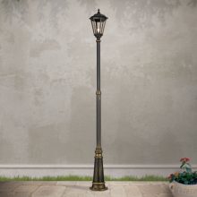 Orion Kültéri kandelláber OR 11K-82508 schwarz-gold-rauch PUCHBERG 189229