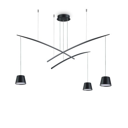 Ideal Lux Csillár FISH SP3 NERO 196978