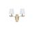 Ideal Lux Fali lámpa PEGASO AP2 OTTONE SATINATO 197708