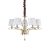 Ideal Lux Csillár PEGASO SP5 OTTONE SATINATO 197722
