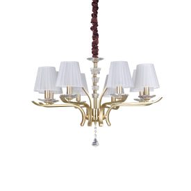 Ideal Lux Csillár PEGASO SP8 OTTONE SATINATO 197739