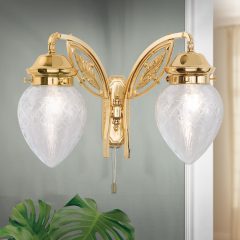   Orion Fali lámpa OR 2-689-2 gold-411 klar-Schliff BUDAPEST 202324