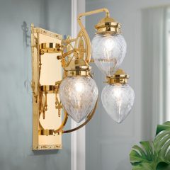   Orion Fali lámpa OR 2-689-3 gold-411 klar-Schliff BUDAPEST 202331