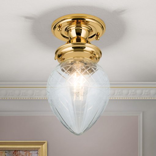 Orion Mennyezeti lámpa OR 7-142 gold-411 klar-Schliff BUDAPEST 202386