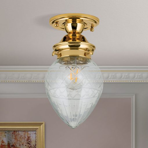 Orion Mennyezeti lámpa OR 7-142 gold-411 klar-Schliff BUDAPEST 202386