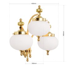 Orion OR 2-470-3 MS abw.-328 opal matt         WIENER NOSTALGIE 206193