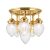   Orion Mennyezeti lámpa OR 1441-5+1 gold-411 klar-Schliff BUDAPEST 209880