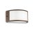 Ideal Lux Kültéri fali lámpa REX-1 AP1 COFFEE 213217