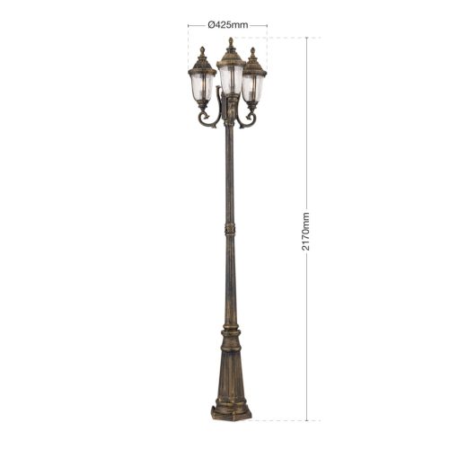 Orion Kültéri kandelláber OR 11-1123-3 Patina AUGUST 213351