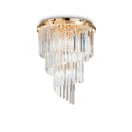 Ideal Lux Mennyezeti lámpa CARLTON PL12 ORO 213507