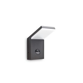   Ideal Lux Kültéri fali lámpa STYLE AP1 SENSOR ANTRACITE 221519