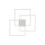 Ideal Lux Mennyezeti lámpa FRAME-2 PL 230702