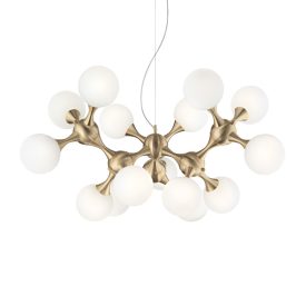 Ideal Lux Csillár NODI SP15 OTTONE SATINATO 241012