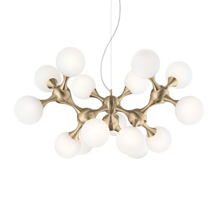 Ideal Lux Csillár NODI SP15 OTTONE SATINATO 241012