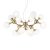 Ideal Lux Csillár NODI SP15 OTTONE SATINATO 241012