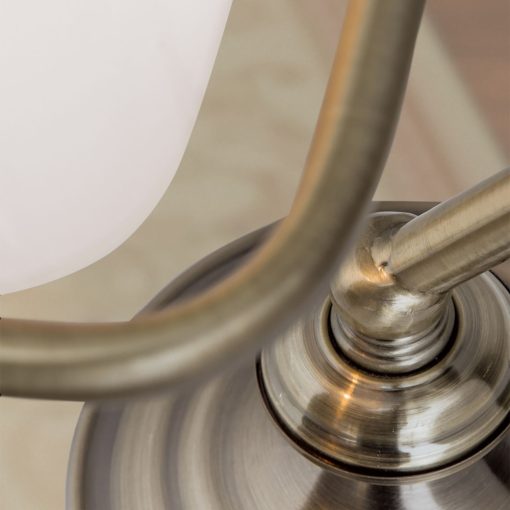 Orion Asztali lámpa OR 4-1165-1 Patina-opal BANKERSLAMP 245444