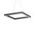 Ideal Lux Függeszték ORACLE D60 SQUARE NERO 245690