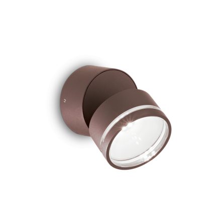 Ideal Lux Kültéri fali lámpa OMEGA AP ROUND COFFEE 4000K 247069