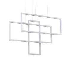 Ideal Lux Függeszték FRAME SP RETTANGOLO BIANCO 253589