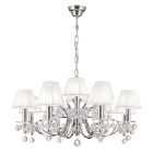 Orion Csillár OR 2144-8+4 chrom-4469 weiß KRISTALLDESIGN 255009