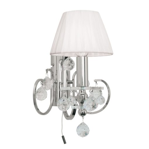 Orion Fali lámpa OR 2-250-1 chrom-4469 weiß KRISTALLDESIGN 255153