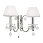 Orion Fali lámpa OR 2-250-2 chrom-4469 weiß KRISTALLDESIGN 255207