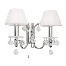 Orion Fali lámpa OR 2-250-2 chrom-4469 weiß KRISTALLDESIGN 255207