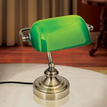Orion Asztali lámpa OR 4-1165-1 Patina-grün BANKERSLAMP 255405
