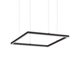   Ideal Lux Függeszték ORACLE SLIM D50 SQUARE BK 3000K 259161